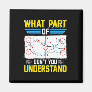 Leuke Hockey Coach Speler Wat Deel van Don't You U Magneet