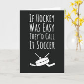 Leuke Hockey Kaart Quotes Zeggen Sport Team (Gele Bloem)
