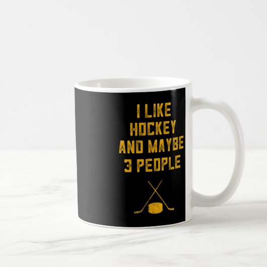 Leuke hockey liefhebber voor mannen Ik hou van hoc Koffiemok (Rechts)