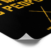 Leuke hockey liefhebber voor mannen Ik hou van hoc Poster (Hoek)