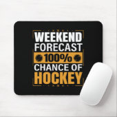 Leuke Hockey Lovers Weekend Forecast Kans van Hock Muismat (Met muis)