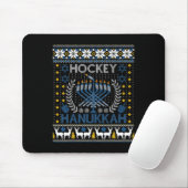 Leuke Hockey Menorah Chanoeka Joods Festival Vakan Muismat (Met muis)