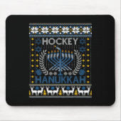Leuke Hockey Menorah Chanoeka Joods Festival Vakan Muismat (Voorkant)