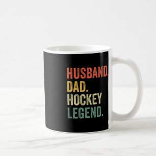 Leuke Hockey Speler Man Vader Hockey Legend Vintag Koffiemok