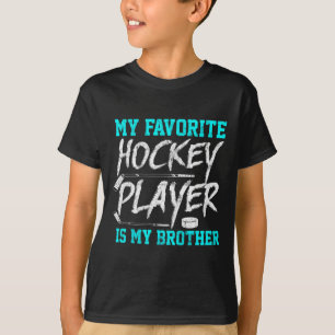 Leuke Hockey T-shirt Brother Novelty Gift Sibling
