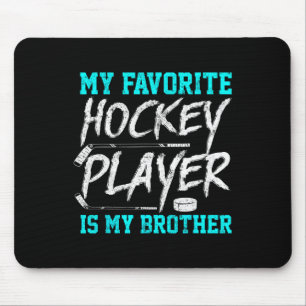 Leuke Hockey T-shirt Brother Novelty Gift Sibling Muismat