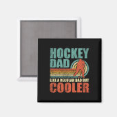 Leuke hockey vader als een gewone vader, maar cool magneet (Voorkant / Achterkant)