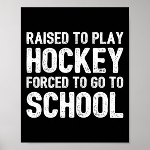 Leuke hockey voor kinderen ijshockey lover coach poster