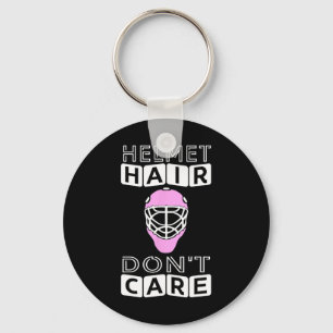 Leuke Hockey Vrouwen Roze Helm Goalie Masker Gift  Sleutelhanger