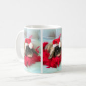 Leuke Holland Lop met Pet Kerst Mok (Voorkant links)