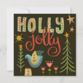 Leuke Holly Jolly Folk Inspirivity Vakantie Kaart (Voorkant)