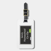 Leuke Homeschool Co Op Bagagelabel (Voorkant verticaal)