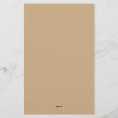 Leuke hond briefpapier (gevoerd) (Achterkant)