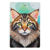 Leuke hond close-up mini klembord (Achterkant)