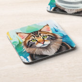 Leuke hond close-up mini klembord bier onderzetter (Linkerzijde)