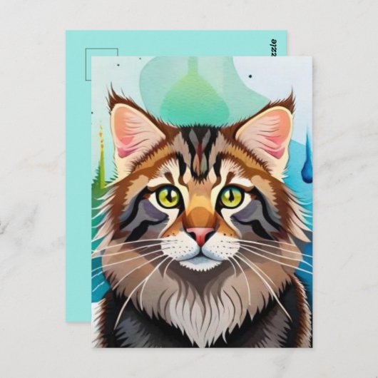 Leuke hond close-up mini klembord briefkaart (Voorkant / Achterkant)