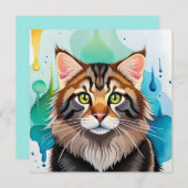 Leuke hond close-up mini klembord kaart (Voorkant / Achterkant)