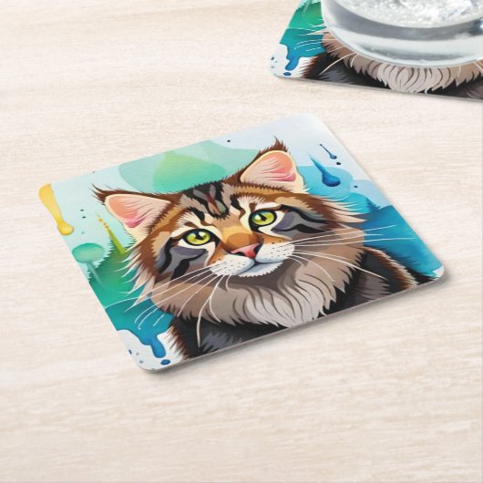 Leuke hond close-up mini klembord kartonnen onderzetters (Schuin)