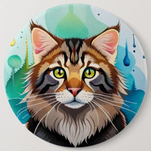 Leuke hond close-up mini klembord ronde button 6,0 cm