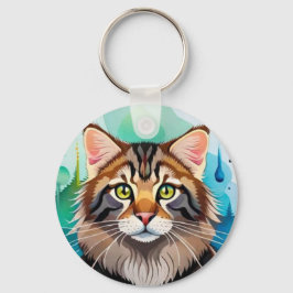 Leuke hond close-up mini klembord sleutelhanger