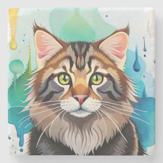 Leuke hond close-up mini klembord stenen onderzetter (Voorkant)