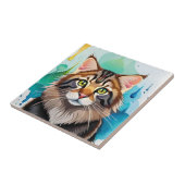 Leuke hond close-up mini klembord tegeltje (Zijkant)