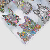 Leuke Hond en Kat Assortiment Weefsel Papier (Detail)