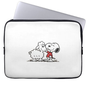 Leuke hond en schattig schaap laptop sleeve