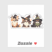 Leuke Hond Heksen Sticker (Vel)