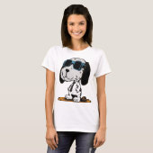 Leuke Hond in Zonnebril T-shirt (Voorkant volledig)