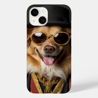 Leuke hond. Kaniche in een Aristoteles pak Case-Mate iPhone 14 Hoesje