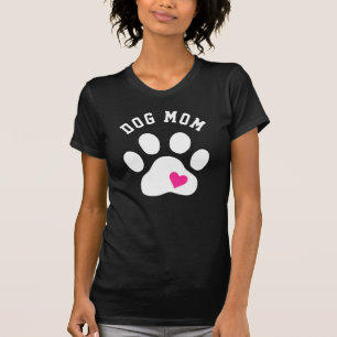 Leuke Hond Moeder Witte Poot Met Hart T-shirt