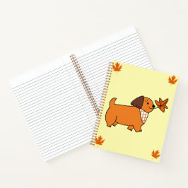 Leuke hond 🤎🍪🍁 notitieboek