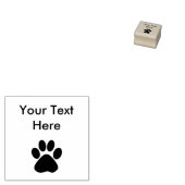 Leuke hond Paw Print Rubber Stamps Rubberstempel (Gestempeld)
