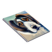 Leuke hond schets portret notitieboek (Rechterzijde)