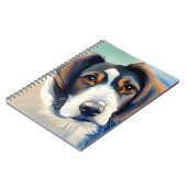 Leuke hond schets portret notitieboek (Linkerzijde)