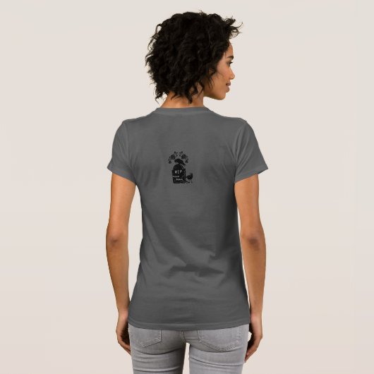 *Leuke hond spelen Bitcoin Frisbee T-shirt (Achterkant volledig)