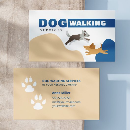 Leuke Hond Wandelen / Walker Services Visitekaartje