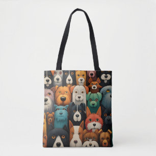 Leuke honden Canvas tas