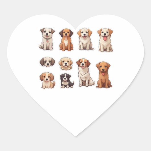Leuke honden in stickers looks (Voorkant)