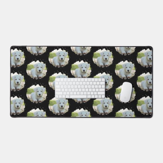 Leuke Hondenliefhebbers gepersonaliseerd fotopatro Bureaumat (Keyboard & Muis)