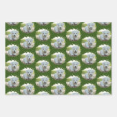 Leuke Hondenliefhebbers gepersonaliseerd fotopatro Inpakpapier Vel (Voorkant)