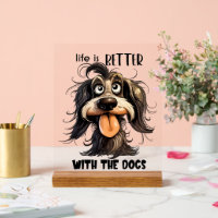 Leuke Hondenliefhebbers woord kunst