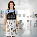 Leuke Hondenrassen patroon Pet Services Grooming Schort<br><div class="desc">Dit ontwerp kan worden gepersonaliseerd door de aanpassingsoptie te kiezen om tekst toe te voegen of andere veranderingen aan te brengen. Als dit product de optie heeft om het ontwerp naar een ander object over te brengen, moet u het ontwerp zo nodig aanpassen. Neem contact met me op colorflowcreations@gmail.com als...</div>