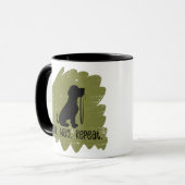 Leuke Hondenuitlater  Mok (Voorkant links)