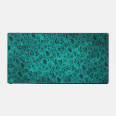 Leuke Honey Bee Bloemenprint Boho Trendy Blauw Bla Bureaumat (Voorkant)