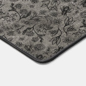 Leuke Honey Bee Floral Boho Trendy Neutral Grey Bureaumat (Hoek)