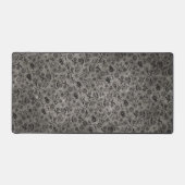 Leuke Honey Bee Floral Boho Trendy Neutral Grey Bureaumat (Voorkant)
