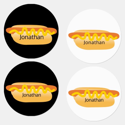 Leuke Hot Dog Iron op naam labels (Groep)