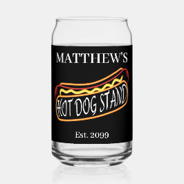 Leuke Hot Dog Stand Drinkware Soda Tumblers Bril Blikvorm Glas